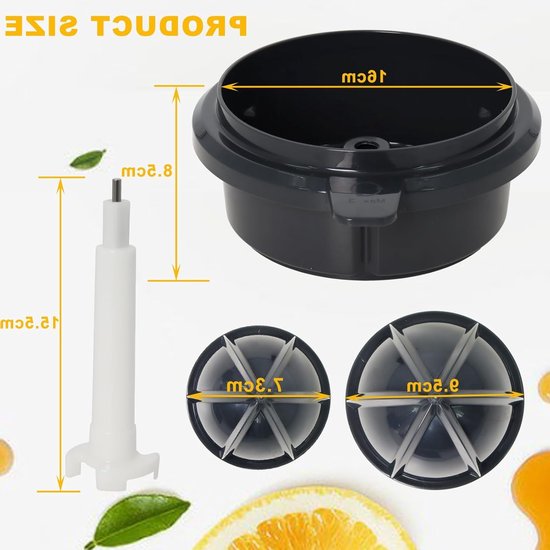 Citrus Juicer Accessoires Geschikt voor Alle Citrusvruchten - Perfect voor TM6 en TM5 Mixers - Verhoog je Sapervaring met Kwaliteitsmaterialen — afbeelding 2