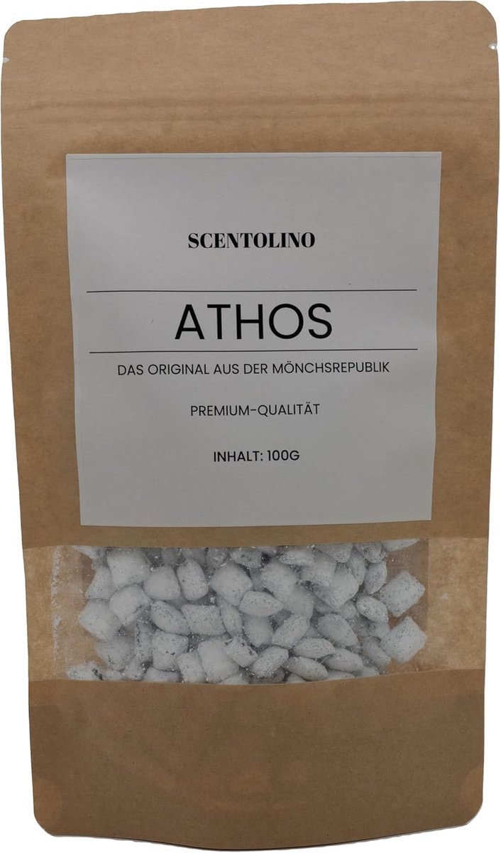 SnelShoppen - Griekse Wierook - Heilige Berg Athos - Originele Wierook uit Griekenland - 100 gram - Handgemaakt - Betoverende Geur voor Thuis en Feest