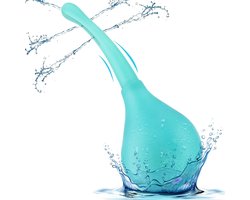 SnelShoppen - Vaginale en Intieme Douche voor Vrouwen, Herbruikbare Enema, 170ml Intieme Douche, Anti-Reflux Groene Silicone, 360° Reiniging voor Lich