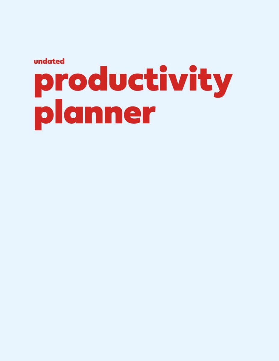 SnelShoppen - Undated Student Weekly Desk Planner - Studieplanner, Taken Organiser, To-Do Lijst, Flexibel, A4 Formaat, Perfect voor School, Thuis, Kan