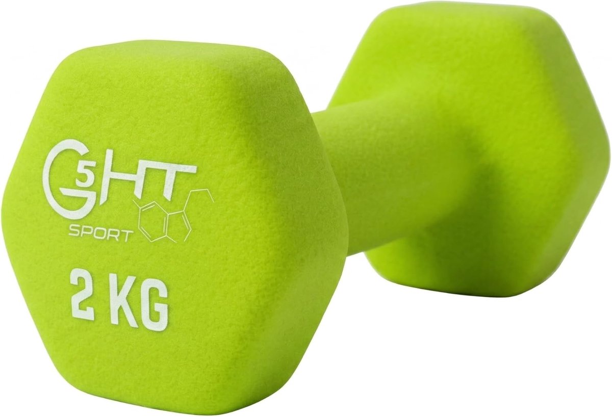 SnelShoppen - Neopreen Dumbbells 0.5-6 kg - Non Slip Gewichten voor Thuis en Gym - Ergonomisch Handvat - Verkrijgbaar per Stuk of als Paar