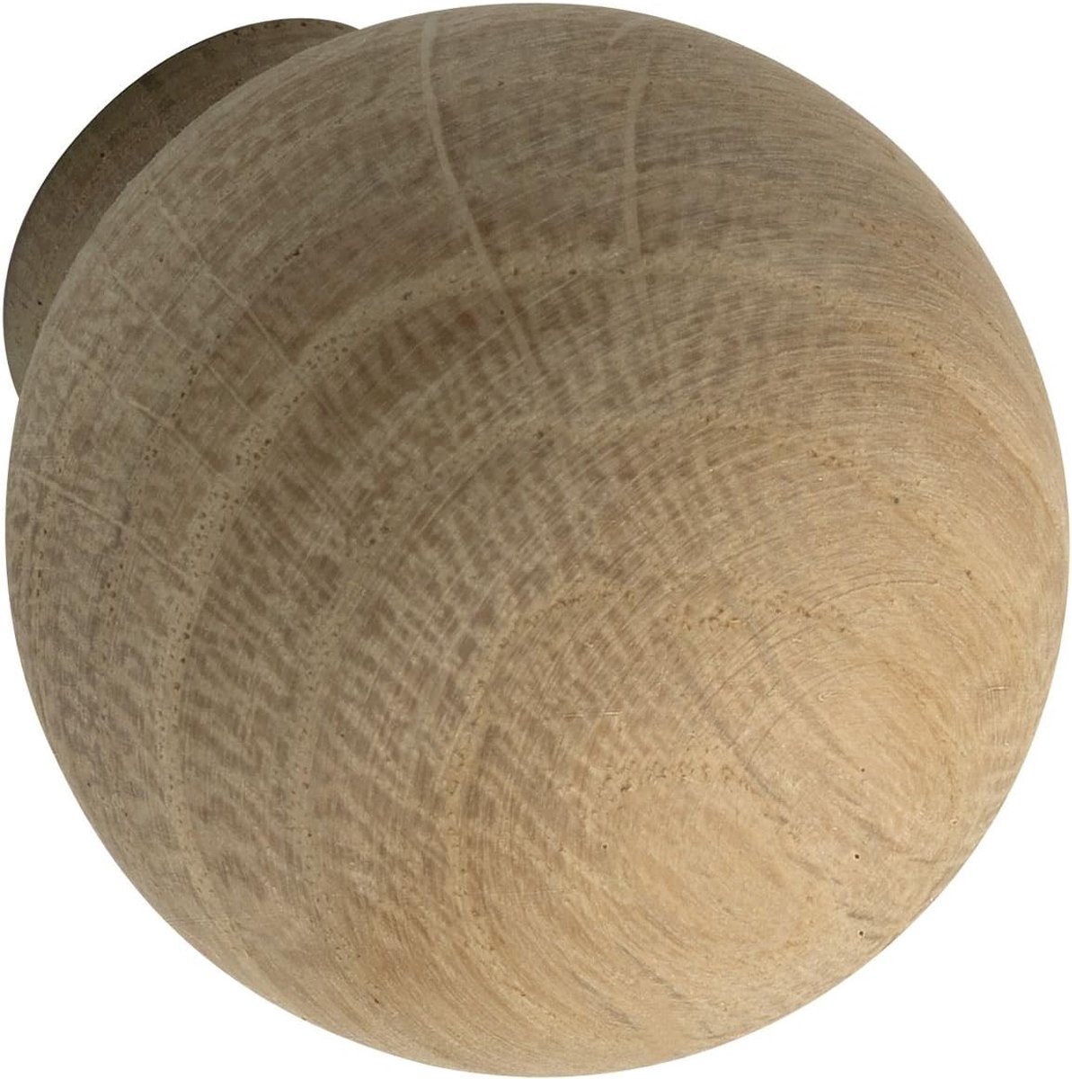 SnelShoppen - Furniture Knob Wood Olwen ø 35 mm - Robuuste Deurklink voor Kast en Lade, Eiken Hout, Comfortabele Grip, Ideaal voor Keuken en Woonkamer