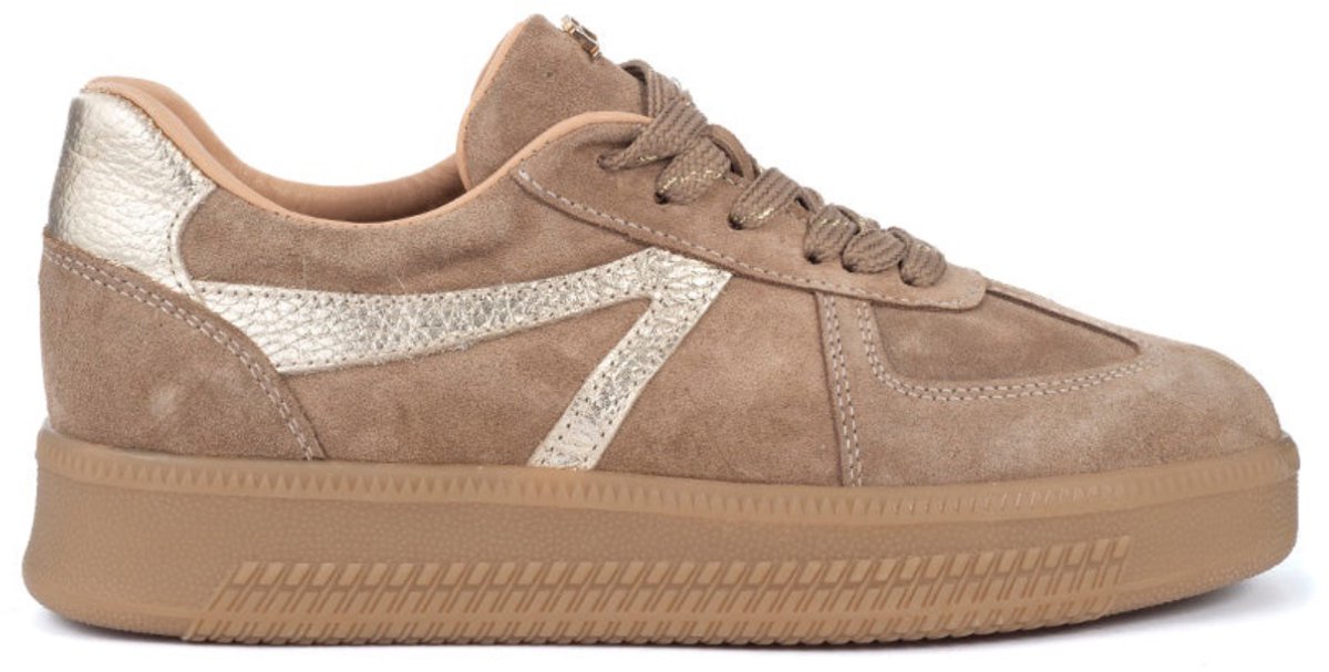 Babouche Liva sneakers noce/gold