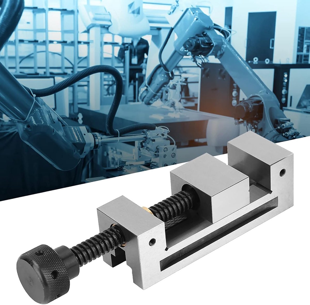 SnelShoppen - QGG50 Hoge Precisie Machinevise - 50mm Grip - CNC Werk Klem - Sluitklem voor Inspectie en Slijpen