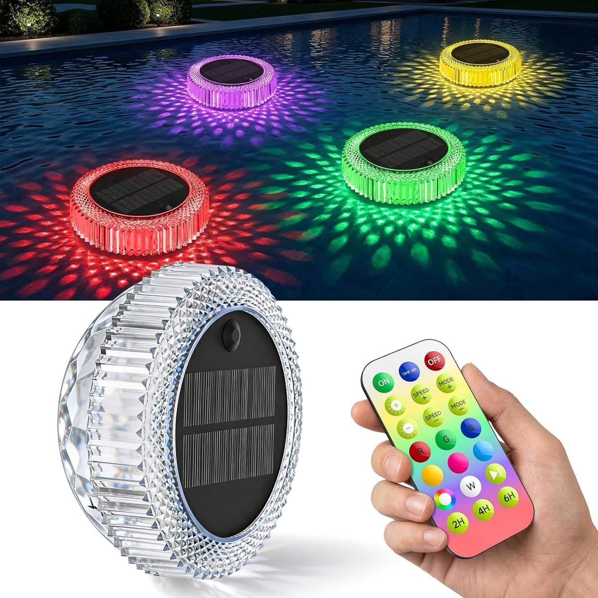 SnelShoppen - Sfeervolle Zonne-Energie Sfeerverlichting Buiten, Tuinlampen, LED Solar Lamp, Waterdicht, Voor Feesten, Camping, Avondgebruik, 1 Stuks,