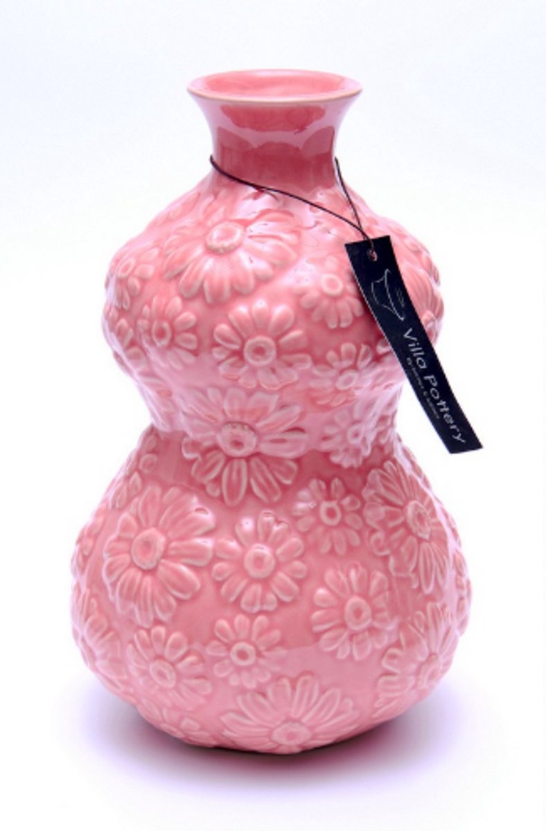 Vaas - Villa Pottery - Decoratie - Woondecoratie - Keramiek - Waterdicht - Moederdag - Bloom y'r Room 1_3 Pink