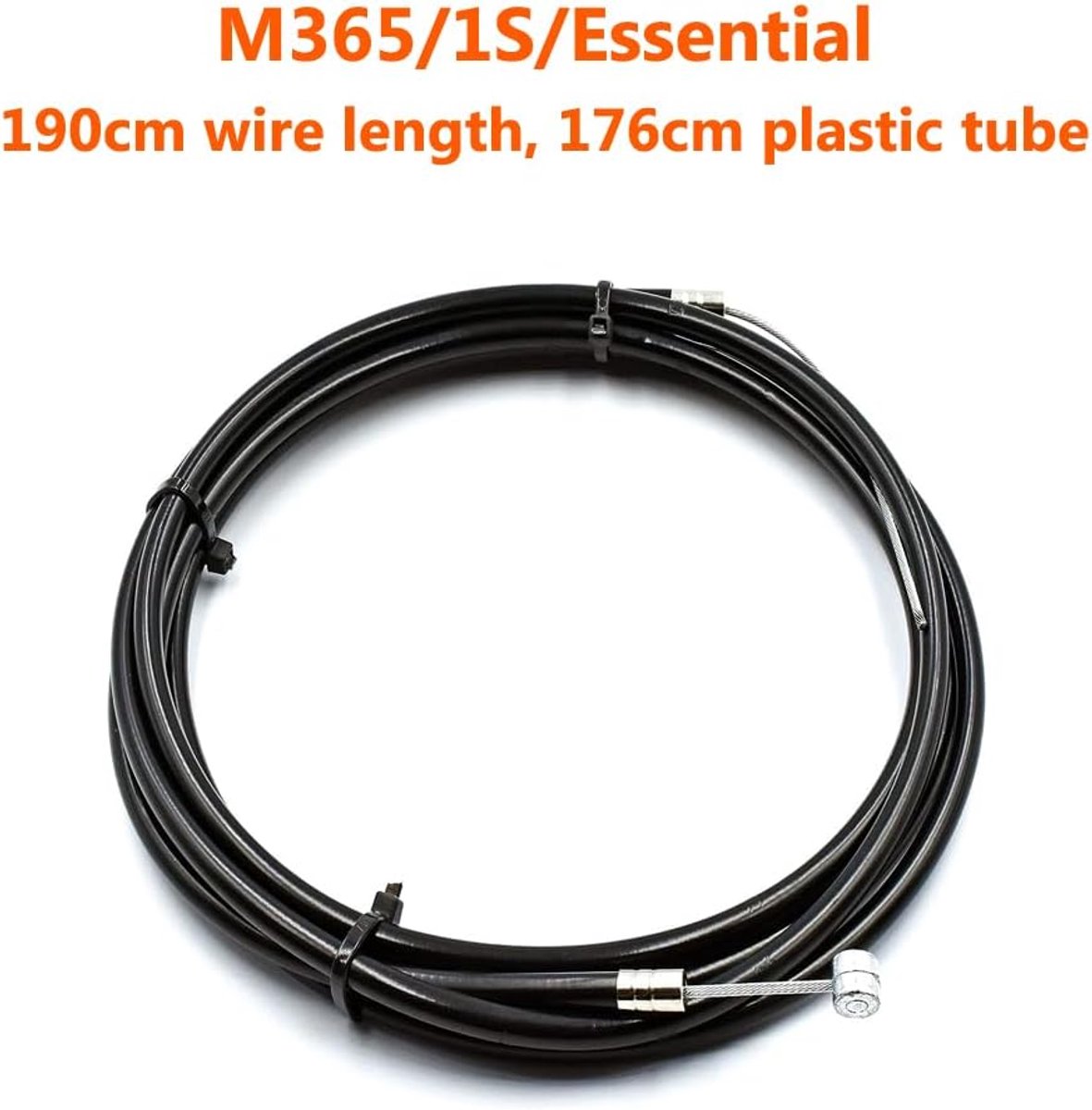 SnelShoppen - Brake Line Kabel voor Elektrische Scooter, Geschikt voor Xiaomi M365, 1S, Essential, Zwart, Hoogwaardige Vervangingsonderdelen, 1 Stuk