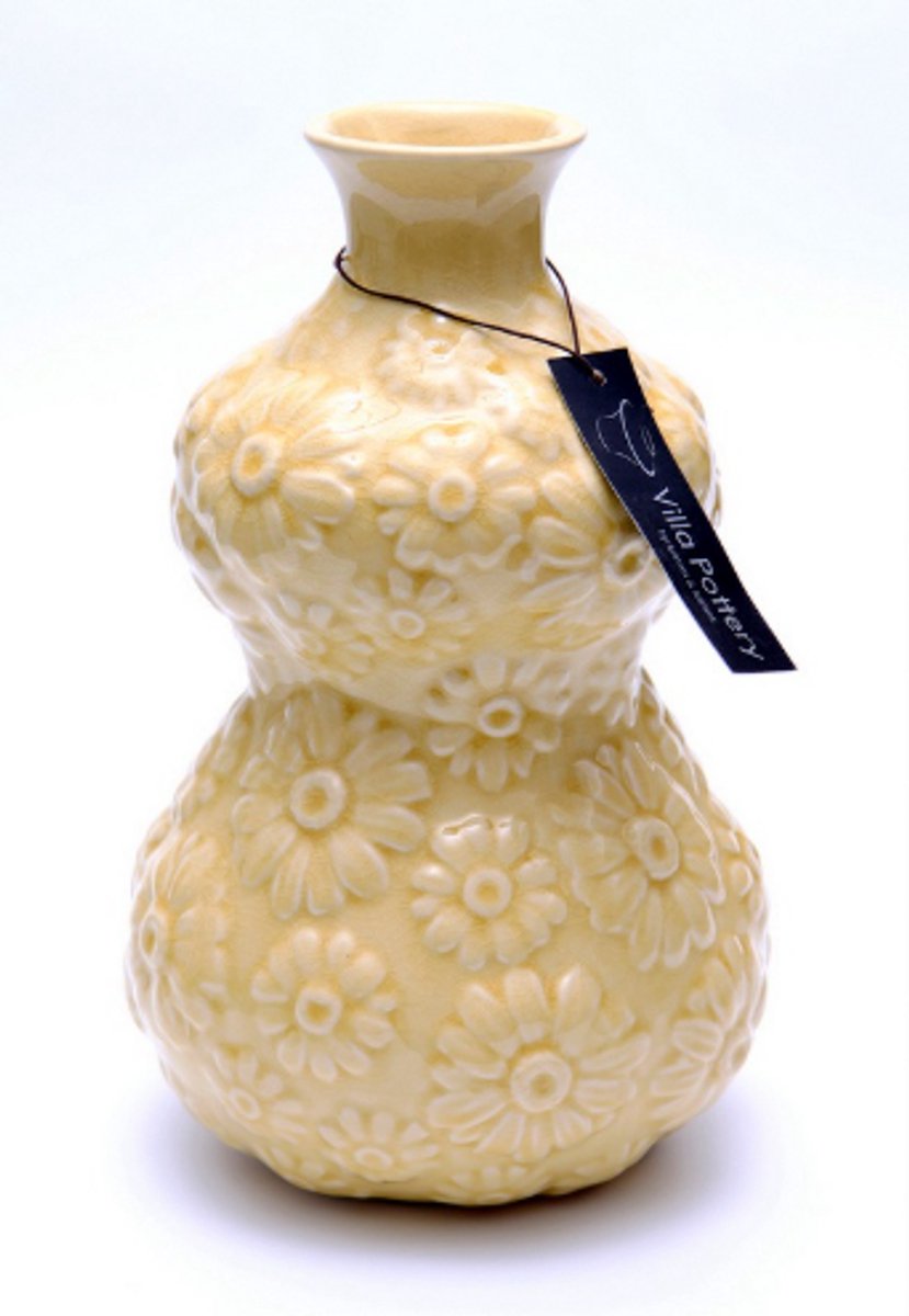 Vaas - Villa Pottery - Woondecoratie - Keramiek - Decoratie - Waterdicht - Bloom y'r Room 1_3 Soft Yellow