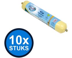 10x Renske - Vers hond worst graanvrij kip biologisch 500gr - Hondenvoer Natvoer - 500 g
