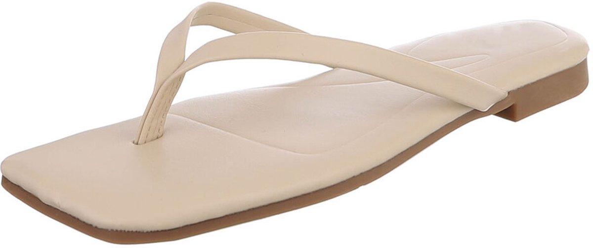 Teenslippers - Slanke bandjes - Dames Mt:37