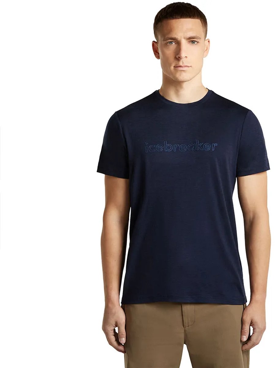 Icebreaker 150 Tech Lite Ibstitchline T-shirt Met Korte Mouwen Blauw M Man