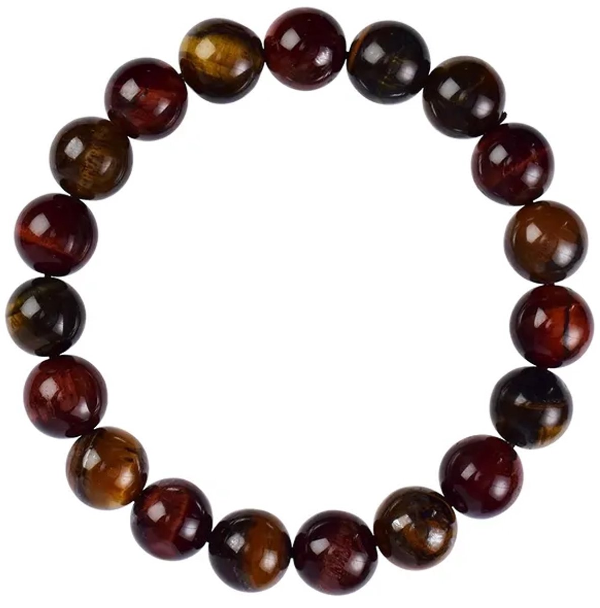 Armband Tijgeroog (gemengd) 10 mm