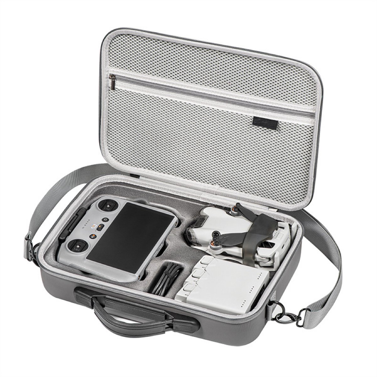 Dronetas - Opbergtas en accessoires - Reistas Geschikt voor DJI Mini 4 Pro Kit en DJI RC 2 draagbare afstandsbediening, schoudertas voor drone