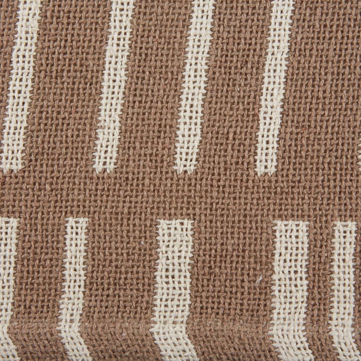 SnelShoppen - Urban Geometric Plaid Dekens 50x60 inch, 100% Katoen, Stone Kleur, Vintage Look voor Woonkamer, Slaapkamer, Feest en Tuin