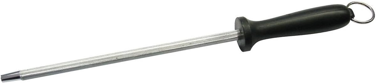 SnelShoppen - Nirosta Messenslijper Optima 30.5 cm, RVS, Vanadium Staal, Fijne Korrel, Keukenaccessoire voor Perfecte Snijkanten