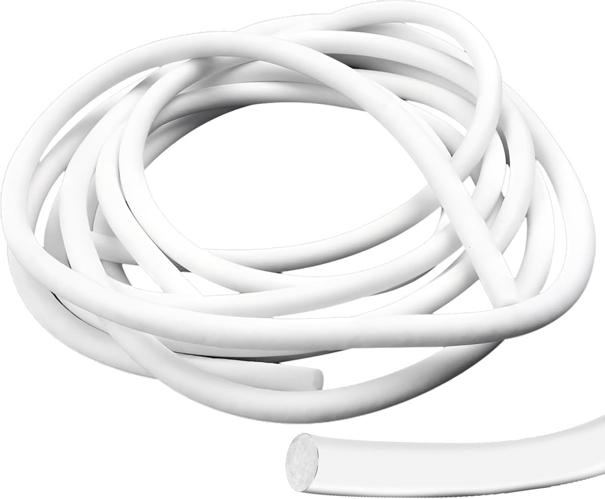 SnelShoppen - Sealing Cord 5m - Ø10mm Silicone Rond Sealing Profiel - Duurzaam en Weerbestendig - Ideaal voor Deuren en Ramen