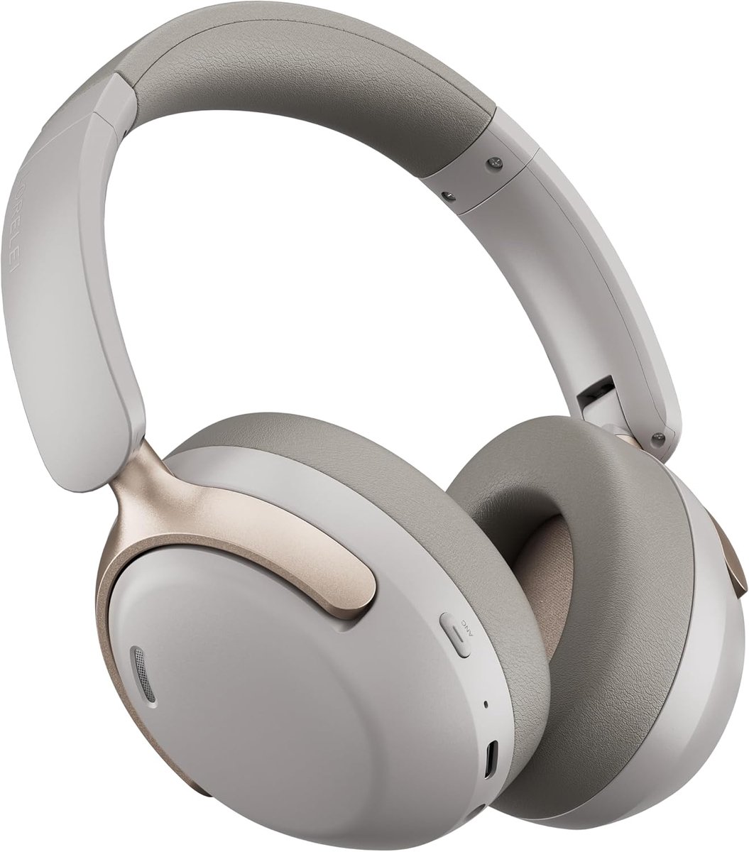 SnelShoppen - Hybrid Active Noise Cancelling Hoofdtelefoon, Draadloze Over-Ear Headsets, 60U Langdurige Speeltijd Bluetooth Hoofdtelefoon met Microfoo