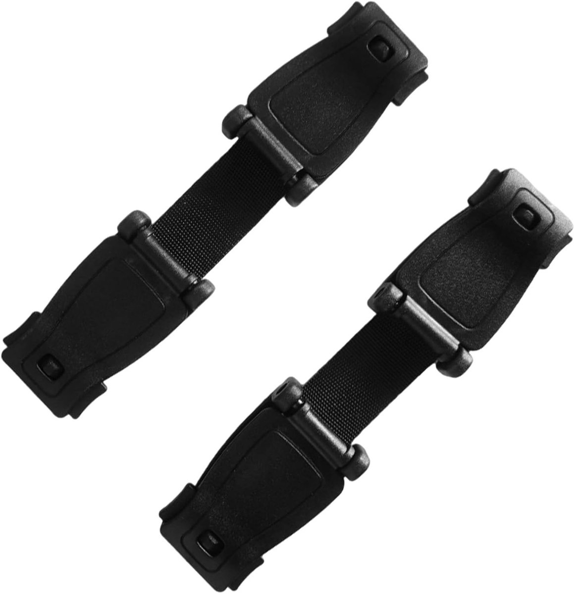 Set van 2 Kinderautogordelclips, Robuuste Bevestiging voor Autostoelen, Kinderwagens en Buggy's, Eenvoudige Montage, Reserveonderdeel voor Veiligheid en Comfort