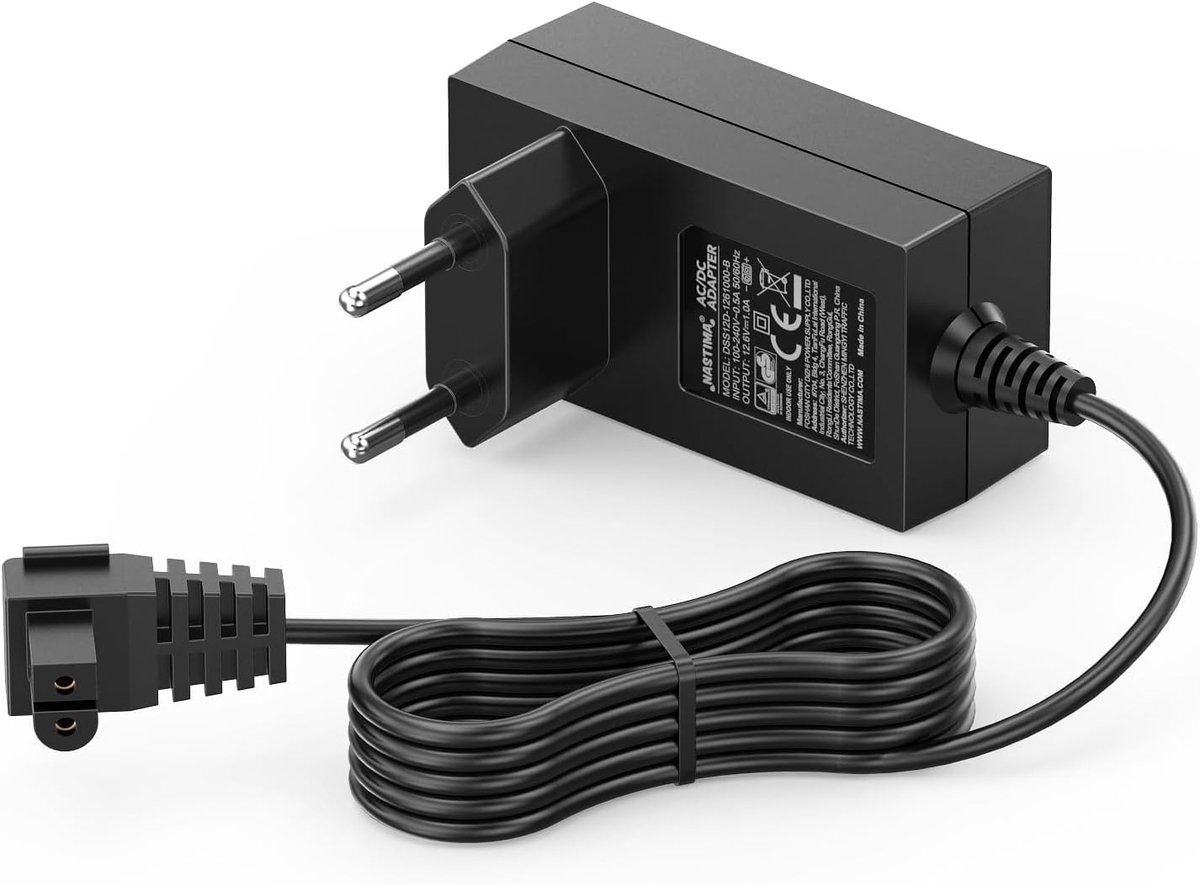 SnelShoppen - Oplaadkabel 12.6V voor Pool Robot, Compatibel met Aiper Seagull SE 600 1000 1500 P1111, 1A, Ideaal voor Zwembadreiniging