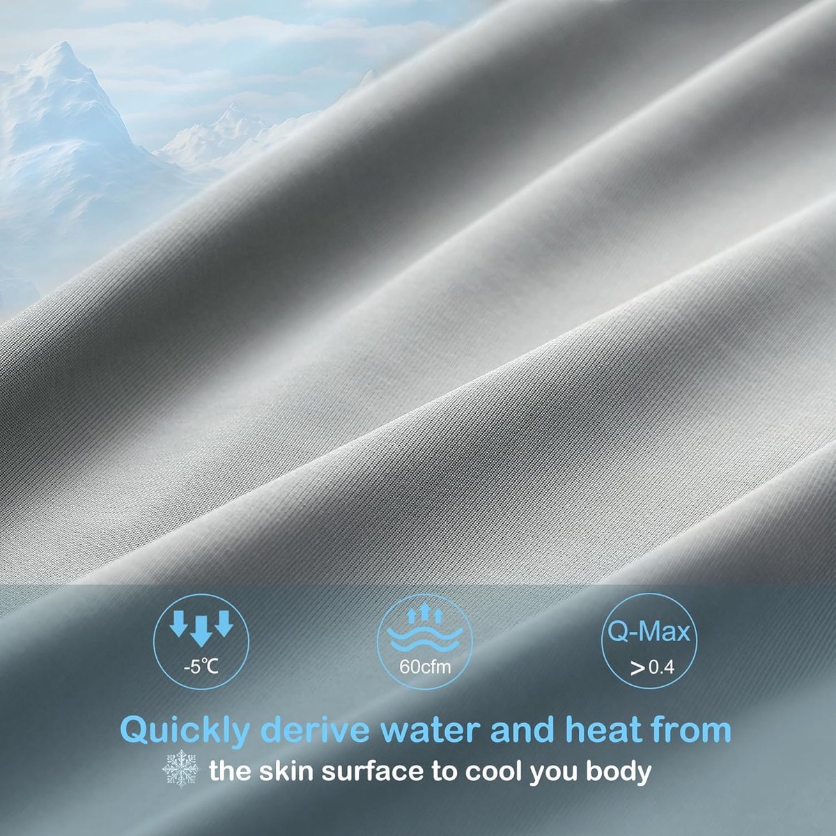 SnelShoppen - Q-Max Cooling Blanket 140 x 200 cm - Lichtgewicht en Ademend Koel Dekbed voor Zomerslaap - Ideaal bij Nachtelijk Zweten en Klimaatregula
