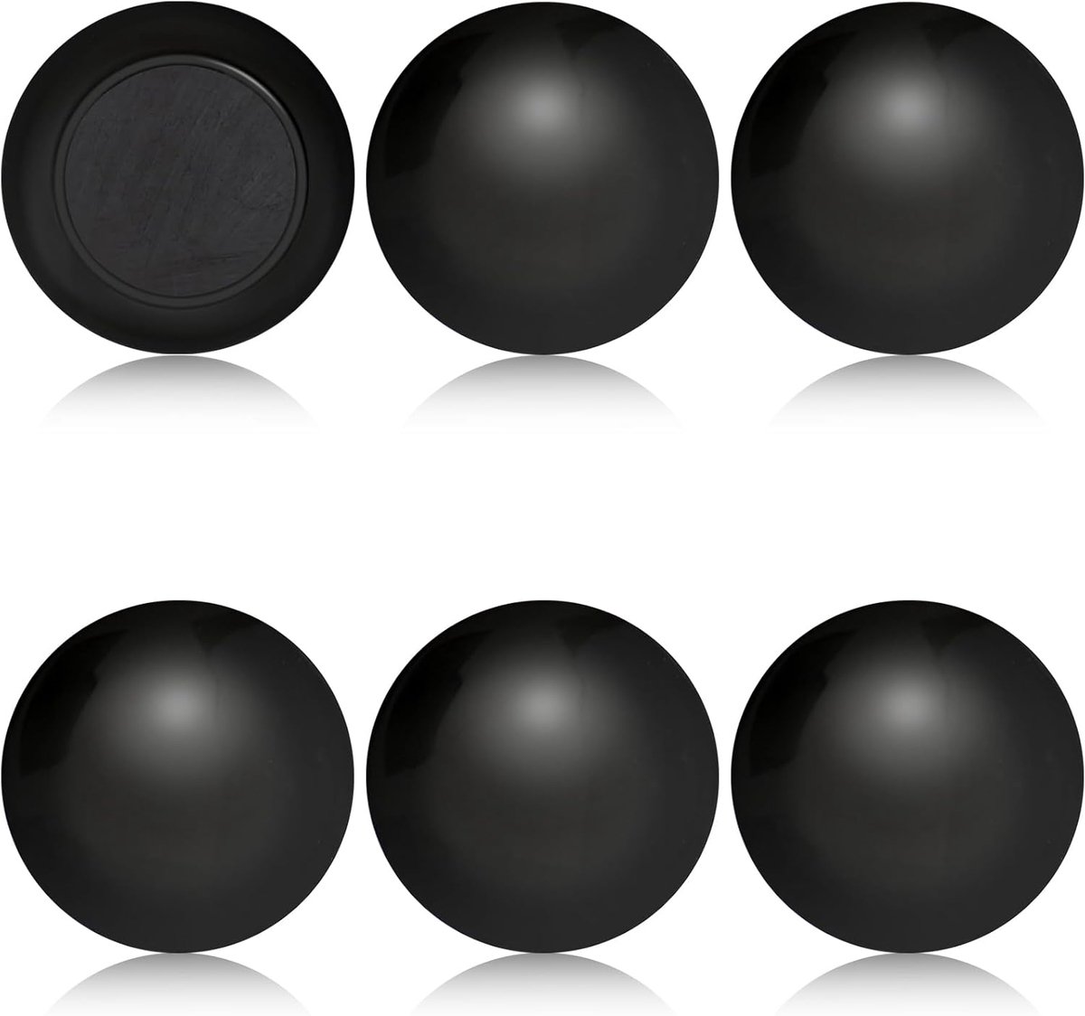 SnelShoppen - Pack van 12 Zware Gordijn Gewichten, Magnetische Ronde Tegengewicht, 4cm Diameter, Waterdicht, Roestvrij, Verwijderbare Magnetische Knop