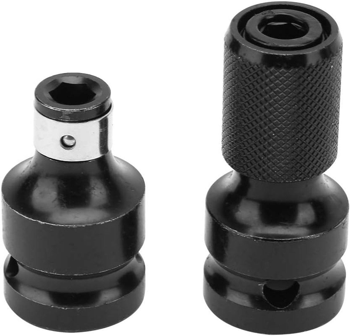 SnelShoppen - Impact Wrench Adapter 1/2 naar 1/4 Bit Houder, Socket Wrench Adapter voor Schroefmachines, Torque Wrench en Drills - Compact en Gebruiks