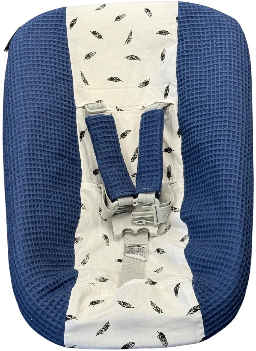 Stokke Tripp Trapp Newborn hoes blauw veertjes