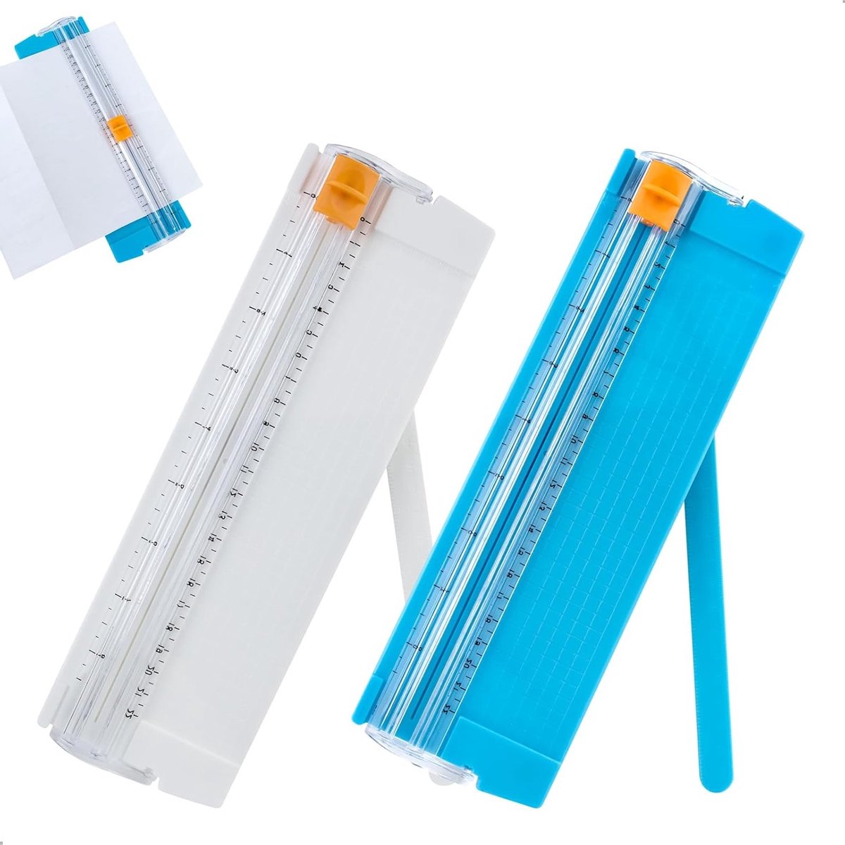 Professionele A4 A3 Snijmachine voor Papier, Foto's en Creatieve Projecten, Inclusief Meetlat, 2 Stuks, Ideaal voor Kantoor en Hobby