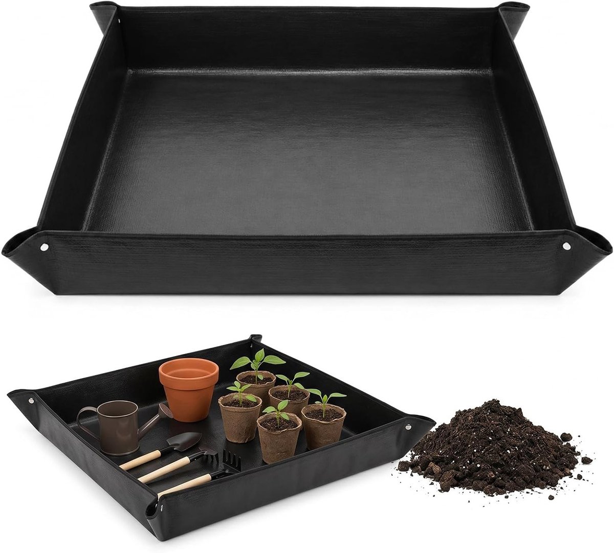 Plantmat 100 x 100 cm - Waterdichte Potmat voor Herpoten, Bodemverandering en Snoeien van Planten