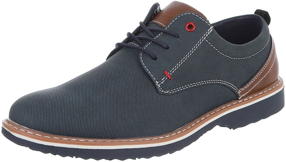 Heren Veterschoen Casual Derby Comfort Mt:40