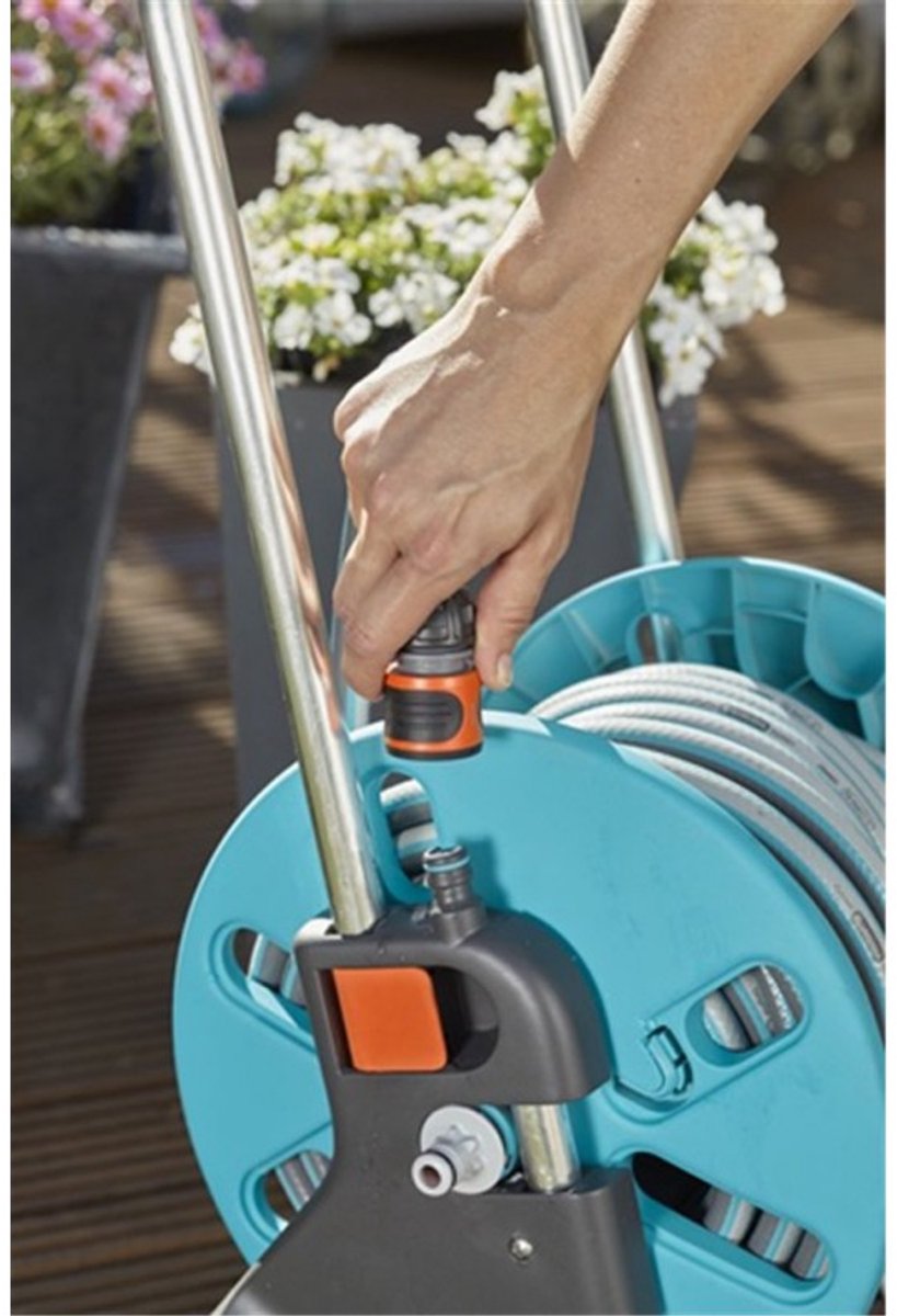 GARDENA CleverRoll S Slangenwagen - verstelbare handgreep - excl. tuinslang – foto 3