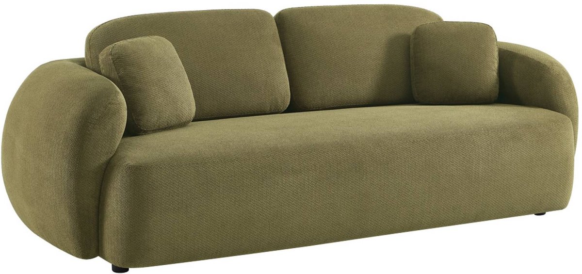 sweeek - 3-zits bank met chenille stof - cloud