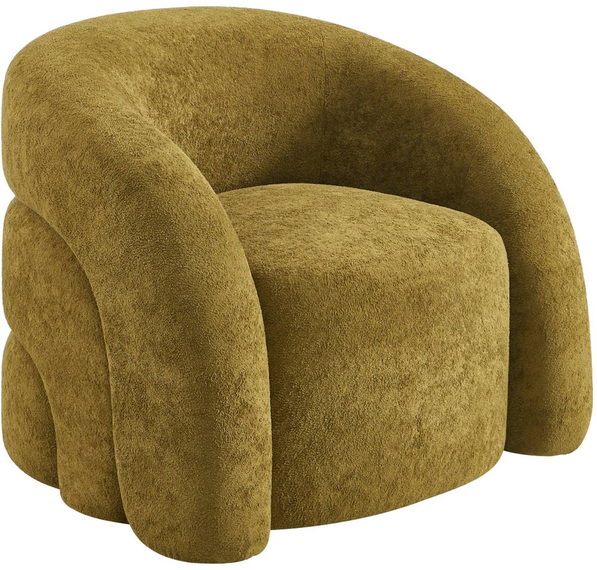 sweeek - 1-zits fauteuil van stof organisch - renbo