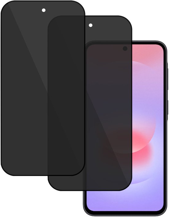 Privacy Screenprotector geschikt voor Samsung Galaxy A57 5G - Anti Inkijk - Gehard Glas - Privé Filter - 2x
