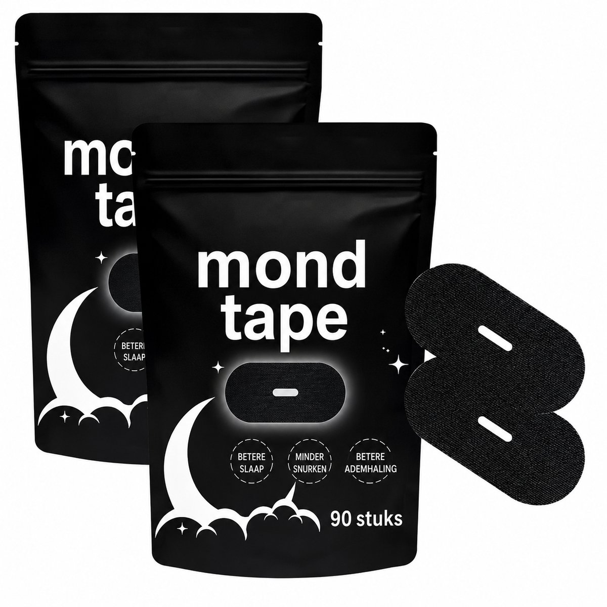Hoekly™ Mondtape voor Slapen – 90 Stuks – Ademende Slaapstrips voor Neusademhaling – Zacht & Huidvriendelijk – Mouth Tape – Voor Dames en Heren