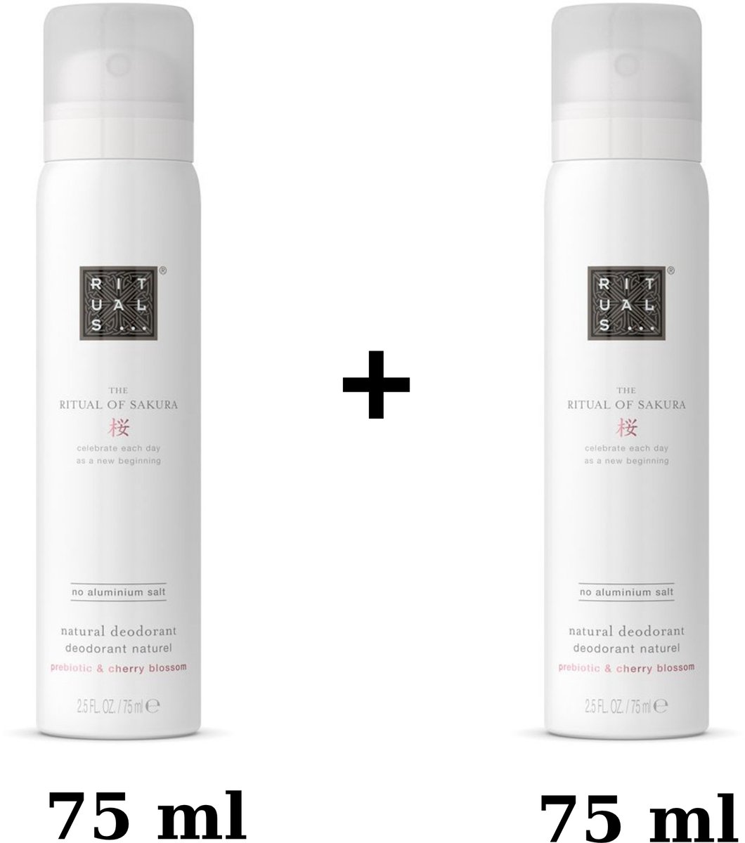 Rituals - Sakura - 2x Natural Deodorant a 75 ml = 150 ml
