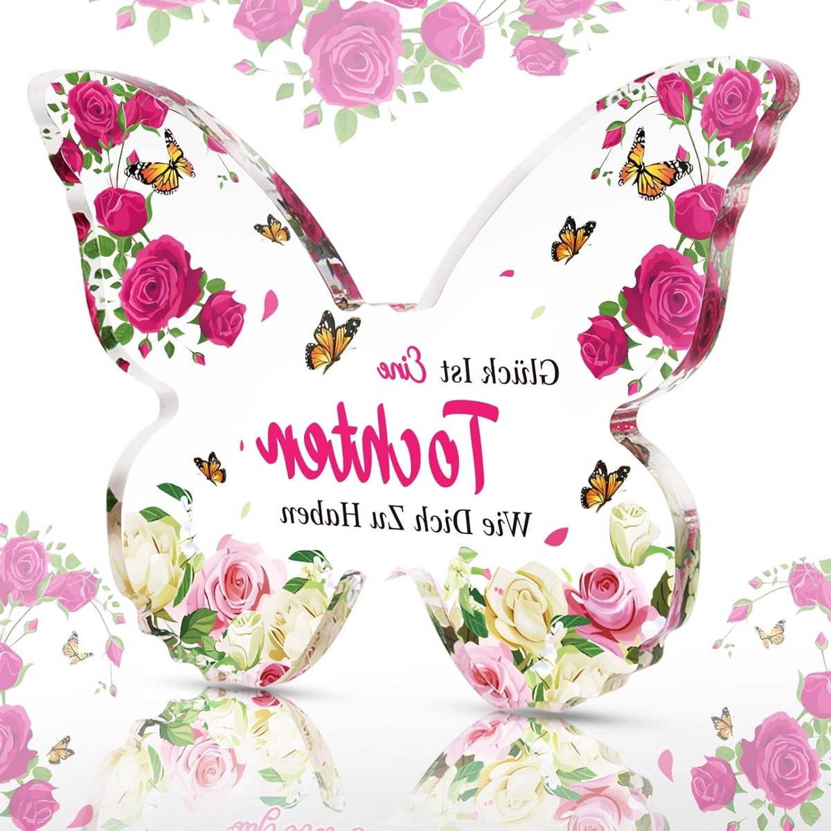 Unieke Acryl Vlinder Vorm 12cm - Perfect Cadeau voor Moeder en Dochter, Moederdag Geschenken en Persoonlijke Decoratie