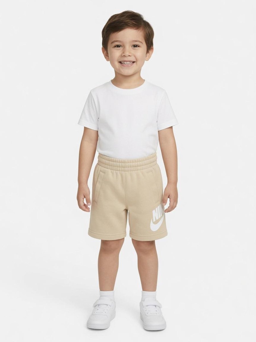 Nike Sportswear Club Fleece French Terry Shorts ‘Sand Drift’ Kinderen Beige