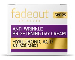 Dagcreme tegen Pigmentvlekken SPF25 - Fade Out Anti-Wrinkle Brightening Day Cream - Rimpels & Fijne Lijntjes - Niacinamide - Vegan 50ml
