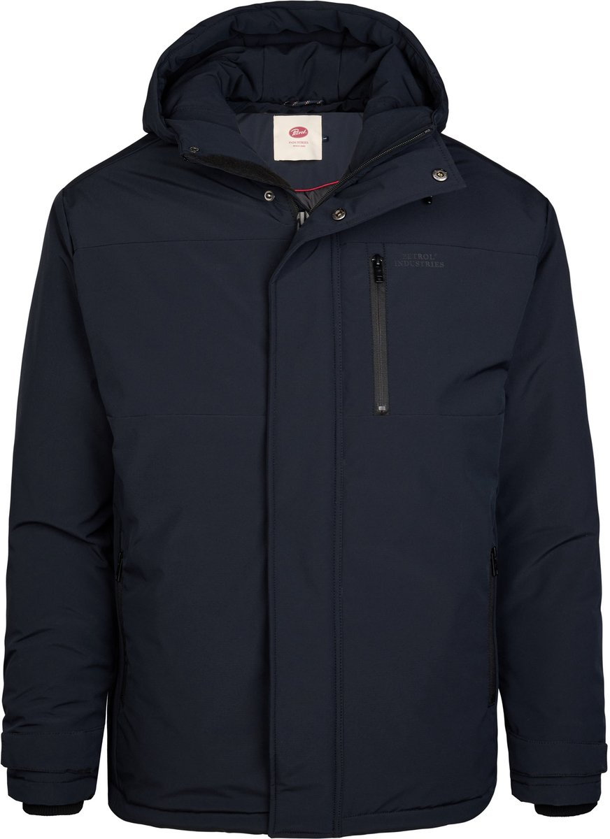 Petrol Industries - Heren Parka jas met capuchon ironjunction - Zwart - Maat XXXL