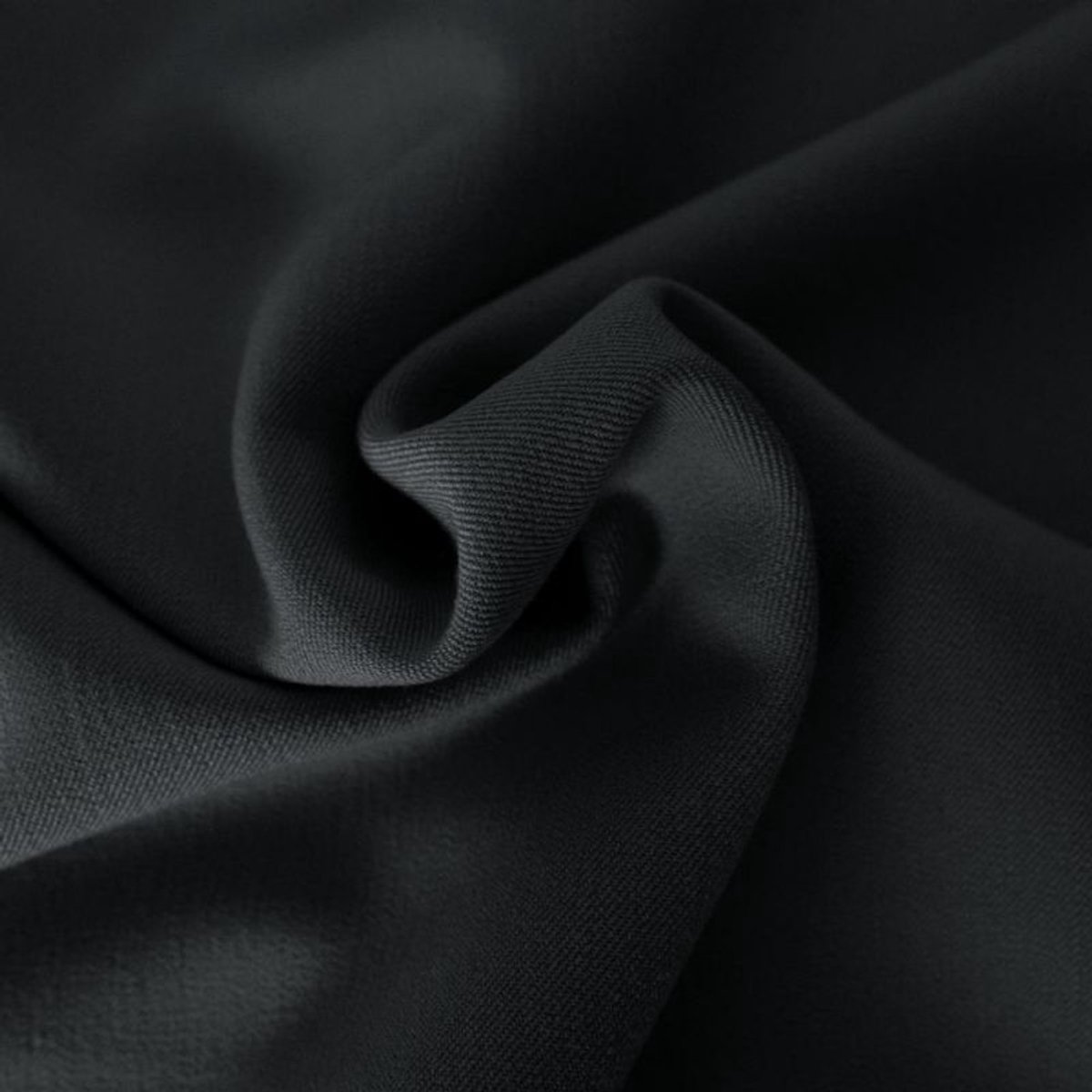 Colombo Stretch Pakkenstof Zwart – Geweven Uni Stof – 148 cm Breed – Oeko-Tex – 265 g/m² – Blazer- en Broekstof