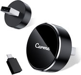CarMe Ultra Mini 2-in-1 CarPlay Dongle - Draadloos CarPlay & Android Auto - USB-A & USB-C - Android Auto Dongle - Rond