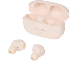 PHILIPS T1500 Noise Cancelling True Wireless In-Ear Bluetooth Oortjes/Earbuds (Beige)