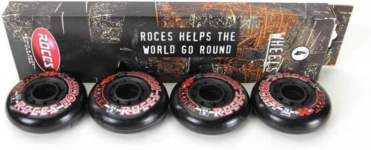 Inline Skate Wielen Roller Hockey Onderdelen Sport Beoefenen Hoge Kwaliteit Materiaal 76 mm 84A