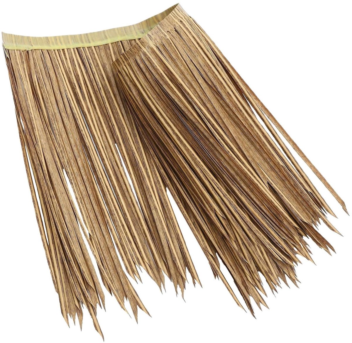 Dakbedekking - Rieten dak - Tuin decoratie - Realistische look - 100 x 50 cm - Bruin