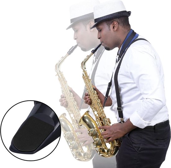 16 Stuks Mondstuk Pads voor Alto en Tenor Saxofoon en Klarinet - Vierkante Rubber Patches 0.8mm voor Verbeterde Grip en Comfort — afbeelding 4