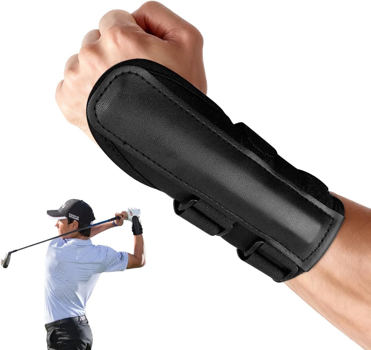 Golf Pols Trainer - Swing Corrector - Actie Fixator voor Beginners - Links Rechts - Lichtgewicht Pols Ondersteuning - Houding Trainhulp - Neopreen Polsband