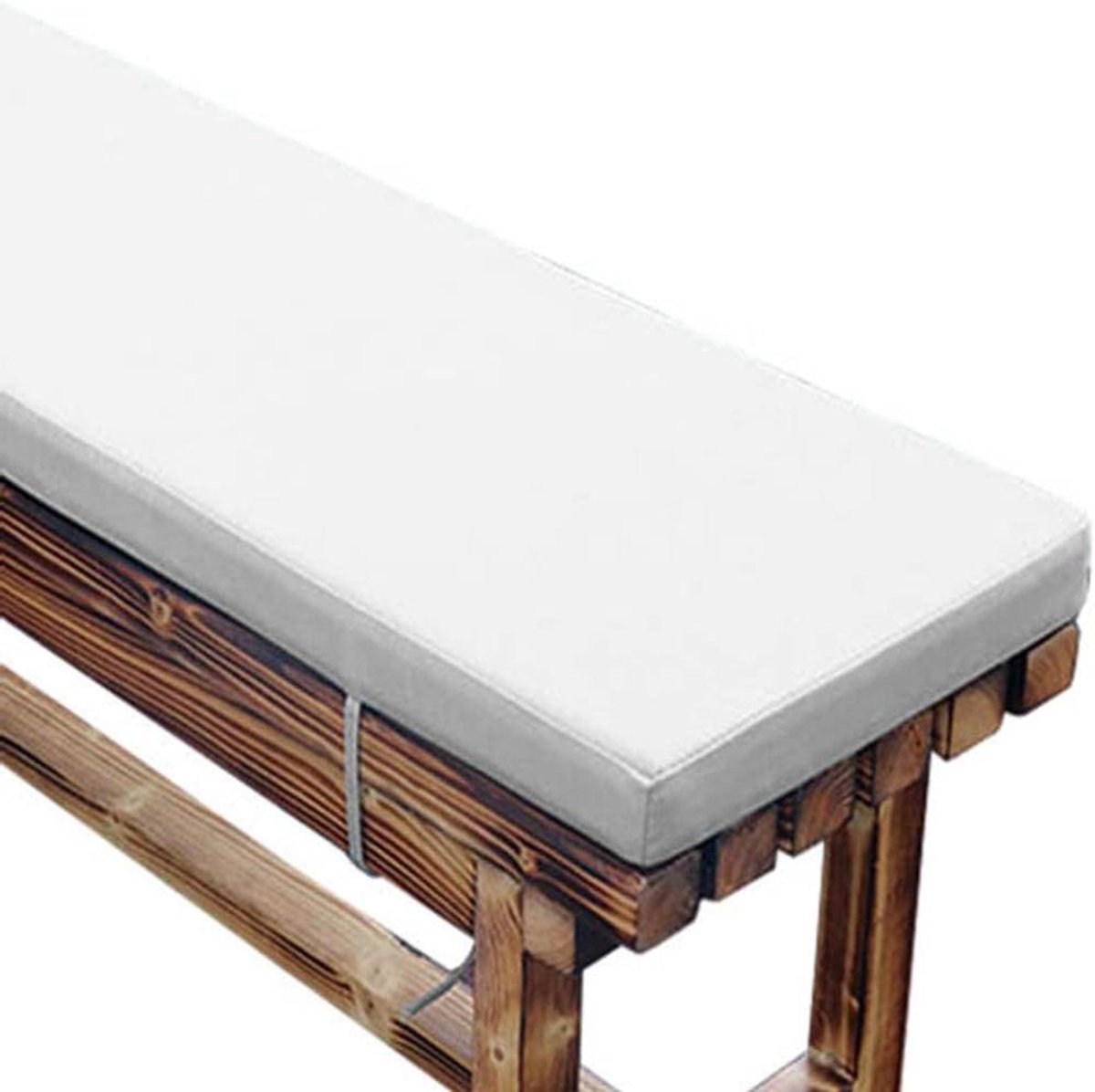 Tuinbankkussen - Zitkussen Buiten - Comfortabel Zitten - Waterdichte Stof - 90x45cm - Beige