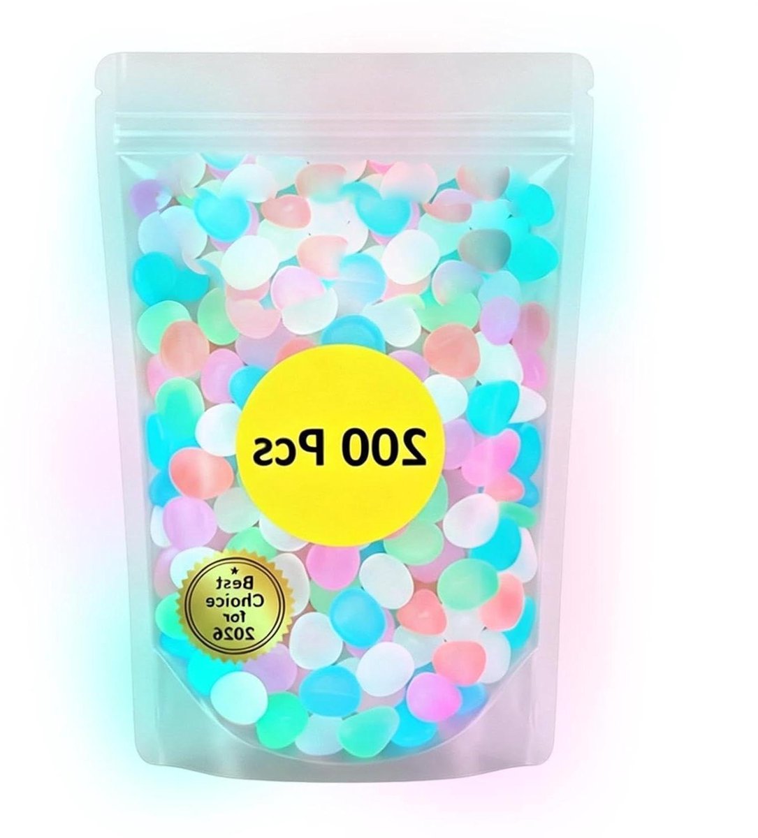 Glitterstenen Tuin - Glinsterende Kiezels - Decoratieve Verlichting - Waterdicht Hars Materiaal - 200 Stuks - Kleurrijk