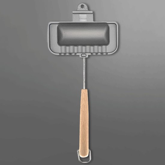 Sandwich Maker - Panini Pers - Ontbijt Maken - Dubbelzijdig Grillen - 305 cm - Zwart — afbeelding 5